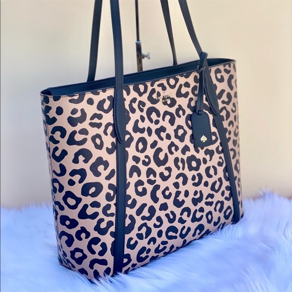 Kate Spade Leopard Large Tote - Picture 2 of 10
